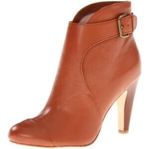 Plenty by Tracy Reese Coconut Brown Heeled Booties - Size 39.5